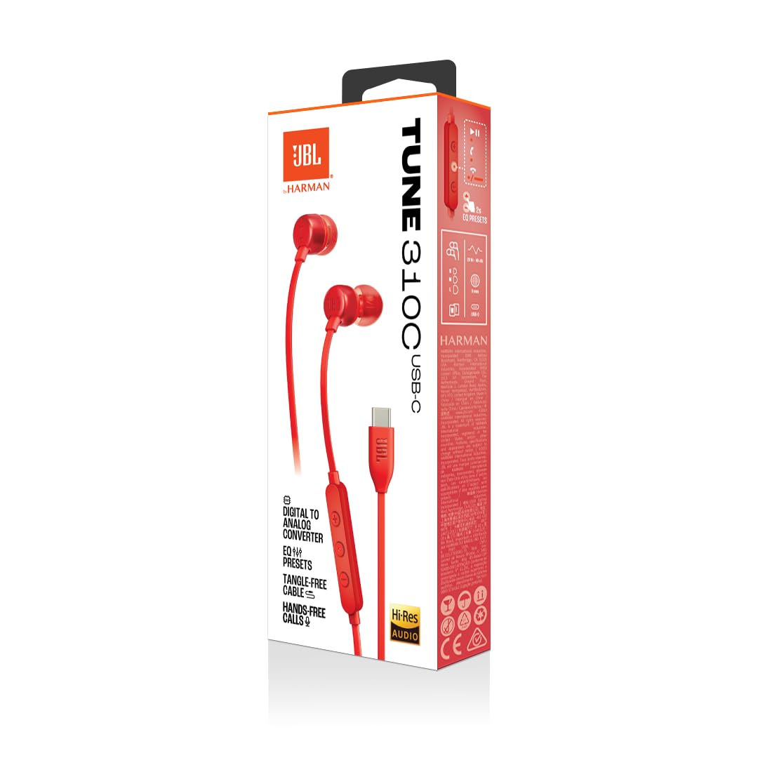 JBL TUNE 310C USB-C 線控入耳式耳機