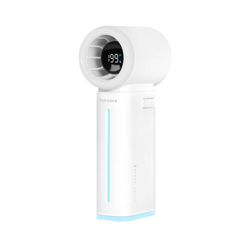 Yohome 雙核保濕香薰清爽微米級噴霧多功能手持高速小風扇 GF04