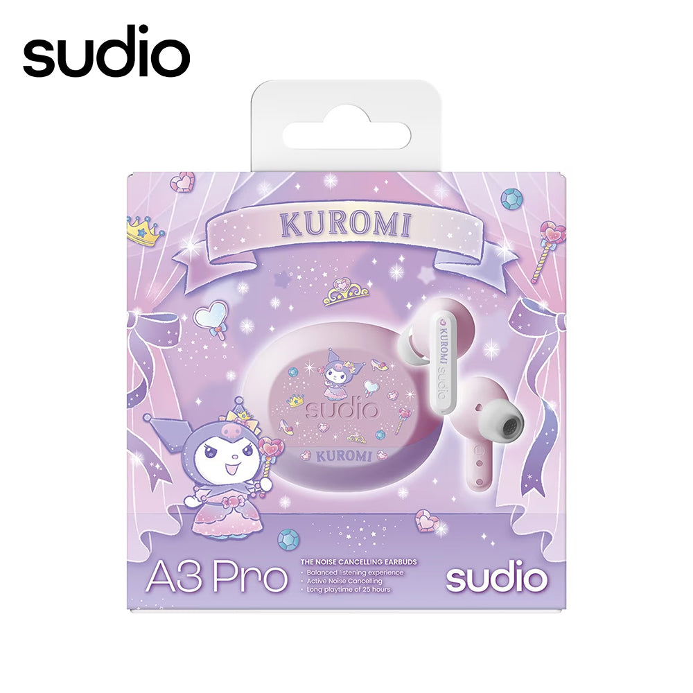 Sudio A3 Pro 降噪無線耳機 (Kuromi 香港限定版)
