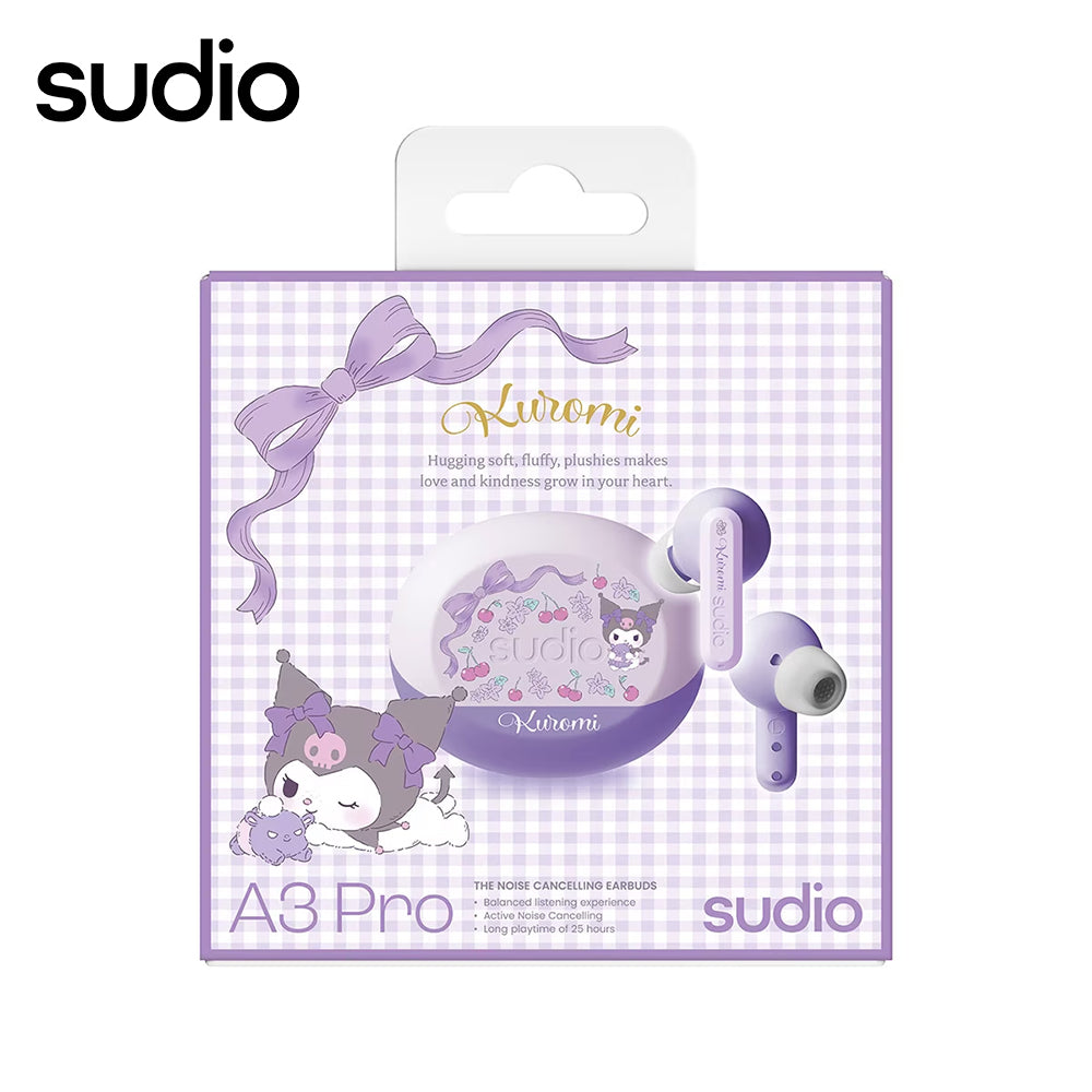 Sudio A3 Pro 降噪無線耳機 (Kuromi 香港限定版)