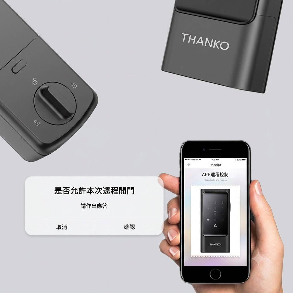 THANKO H2 智能指紋鎖 (包上門安裝)