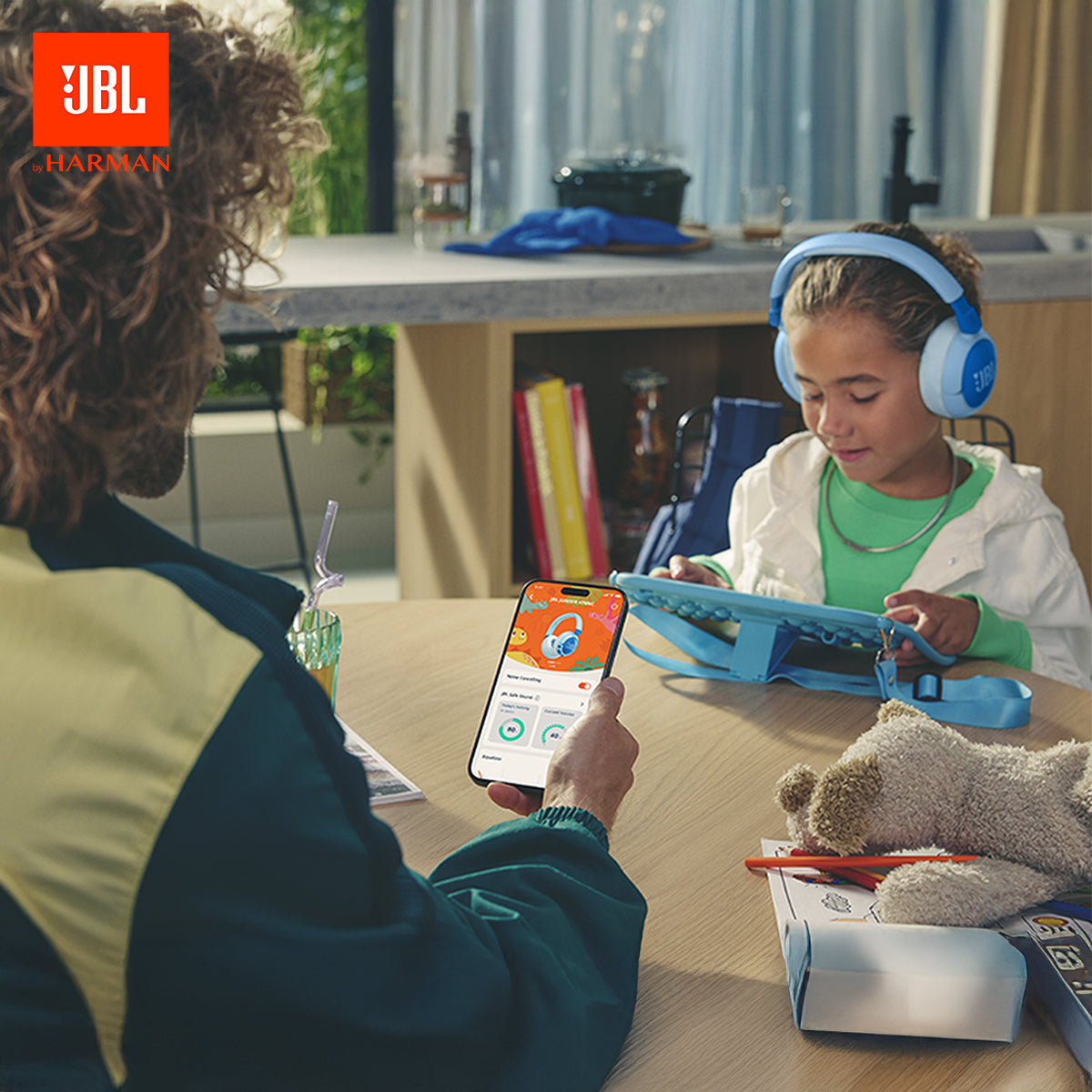 JBL JR470NC 無線頭戴式降噪兒童耳機