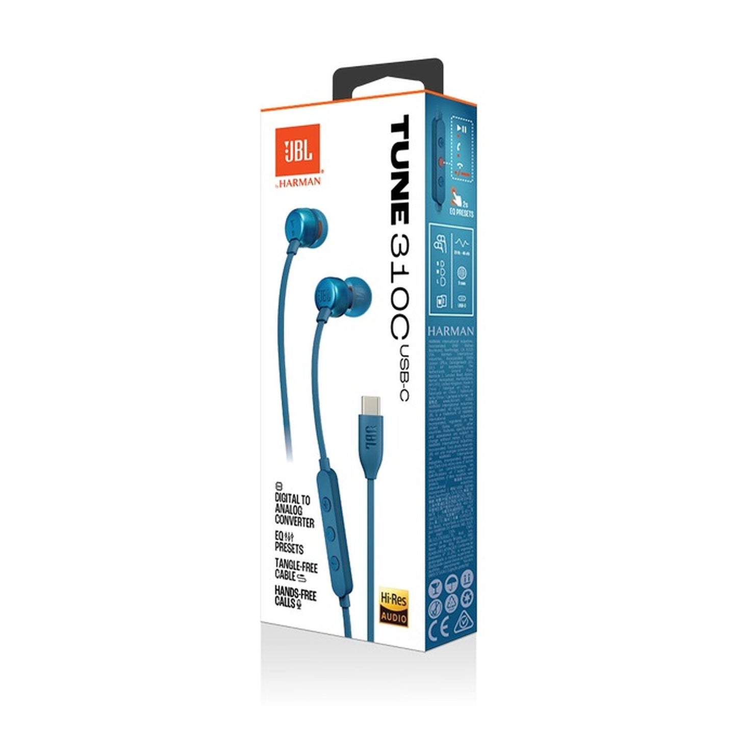 JBL TUNE 310C USB-C 線控入耳式耳機