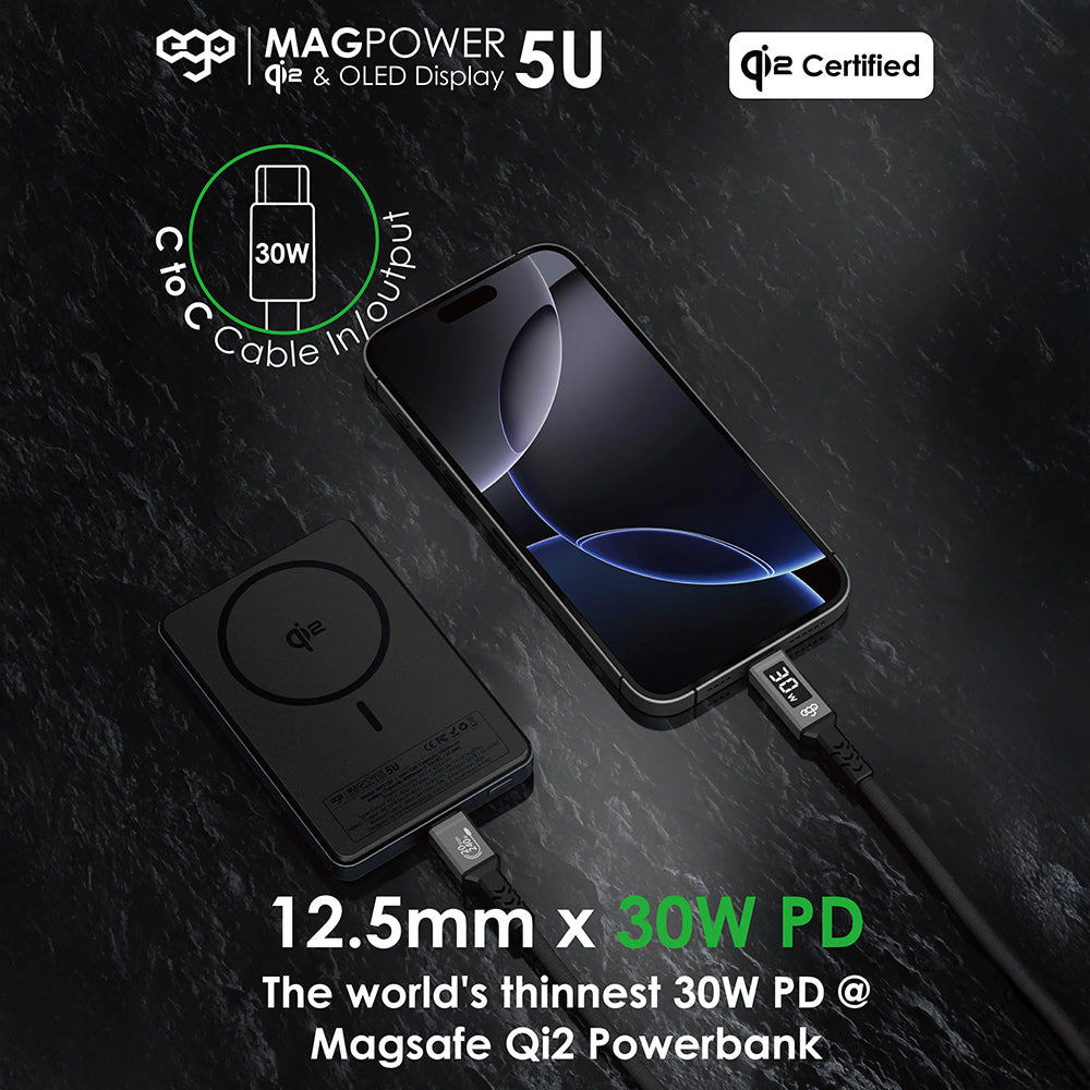 EGO MagPower 5U@ QI2 10000mAh 移動電源
