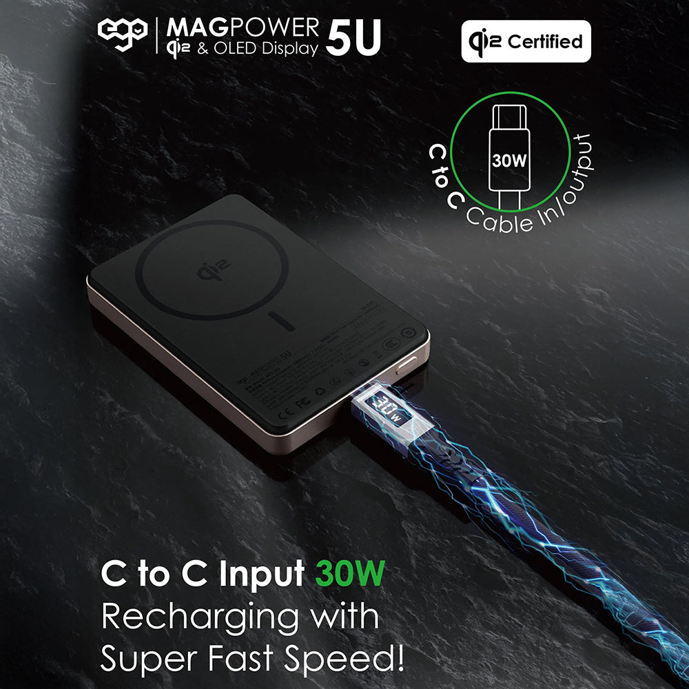 EGO MagPower 5U@ QI2 10000mAh 移動電源