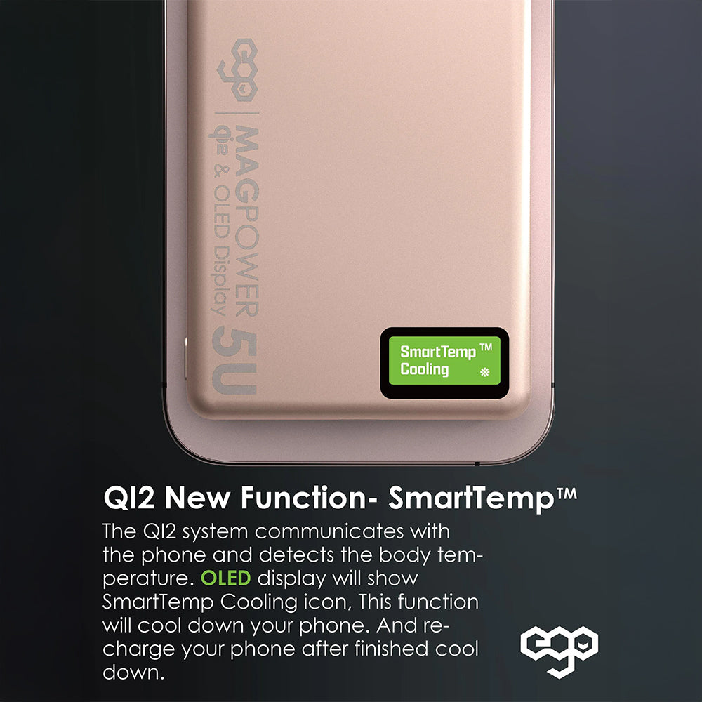 EGO MagPower 5U@ QI2 10000mAh 移動電源
