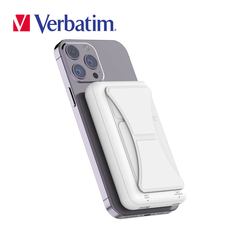 Verbatim 10000mAh 磁吸無線流動充電池(#66905/#66906)