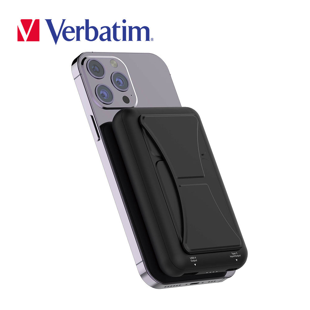 Verbatim 10000mAh 磁吸無線流動充電池(#66905/#66906)