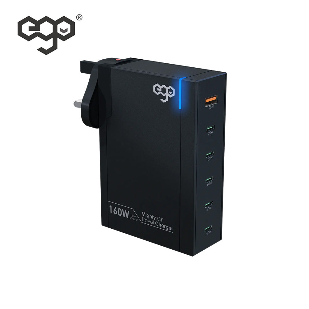 EGO 160W Mighty 6USB 旅行充電器(EGO-6U160)
