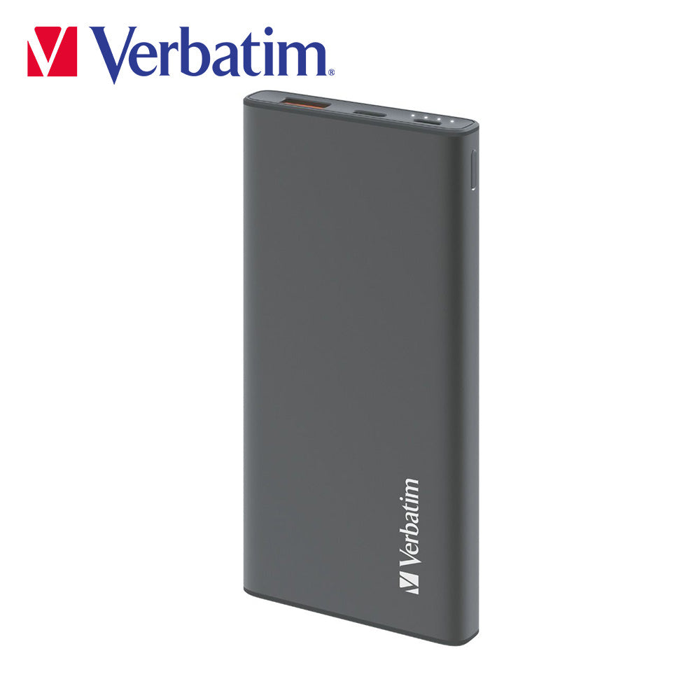 Verbatim 10000mAh 20W PD & QC 3.0 流動充電池(#66689/#66691)