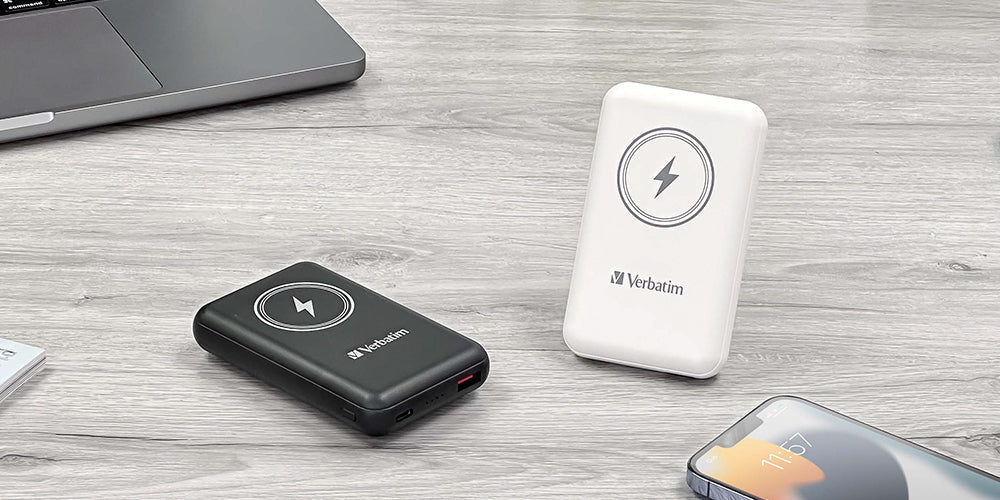 Verbatim 10000mAh 磁吸無線流動充電池(#66905/#66906)