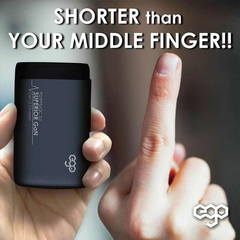 EGO 65W Superior GaN 3USB 充電器 A2018