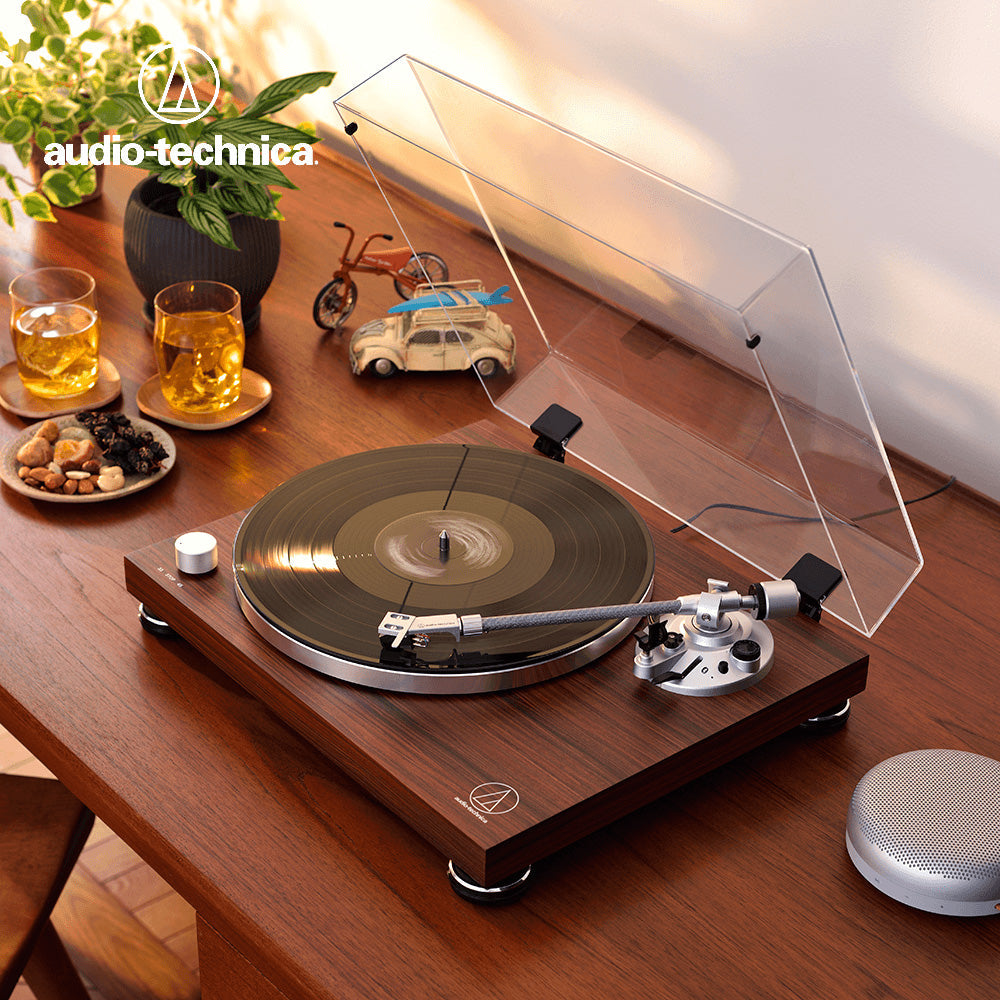 Audio-Technica 鐵三角 AT-LPW50BT RW 無線皮帶驅動式黑膠唱盤
