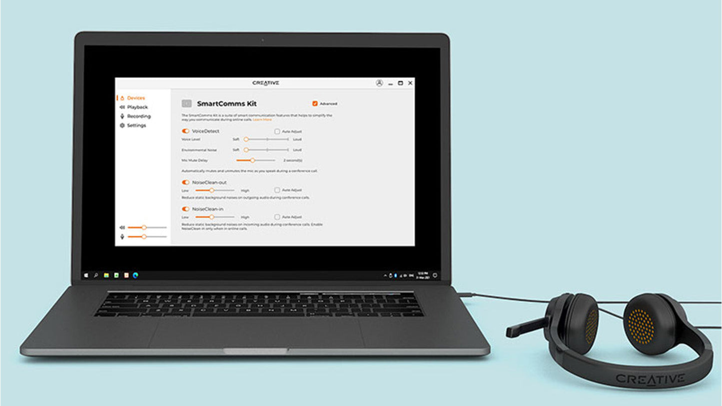 Creative Chat USB 頭戴式降噪耳機