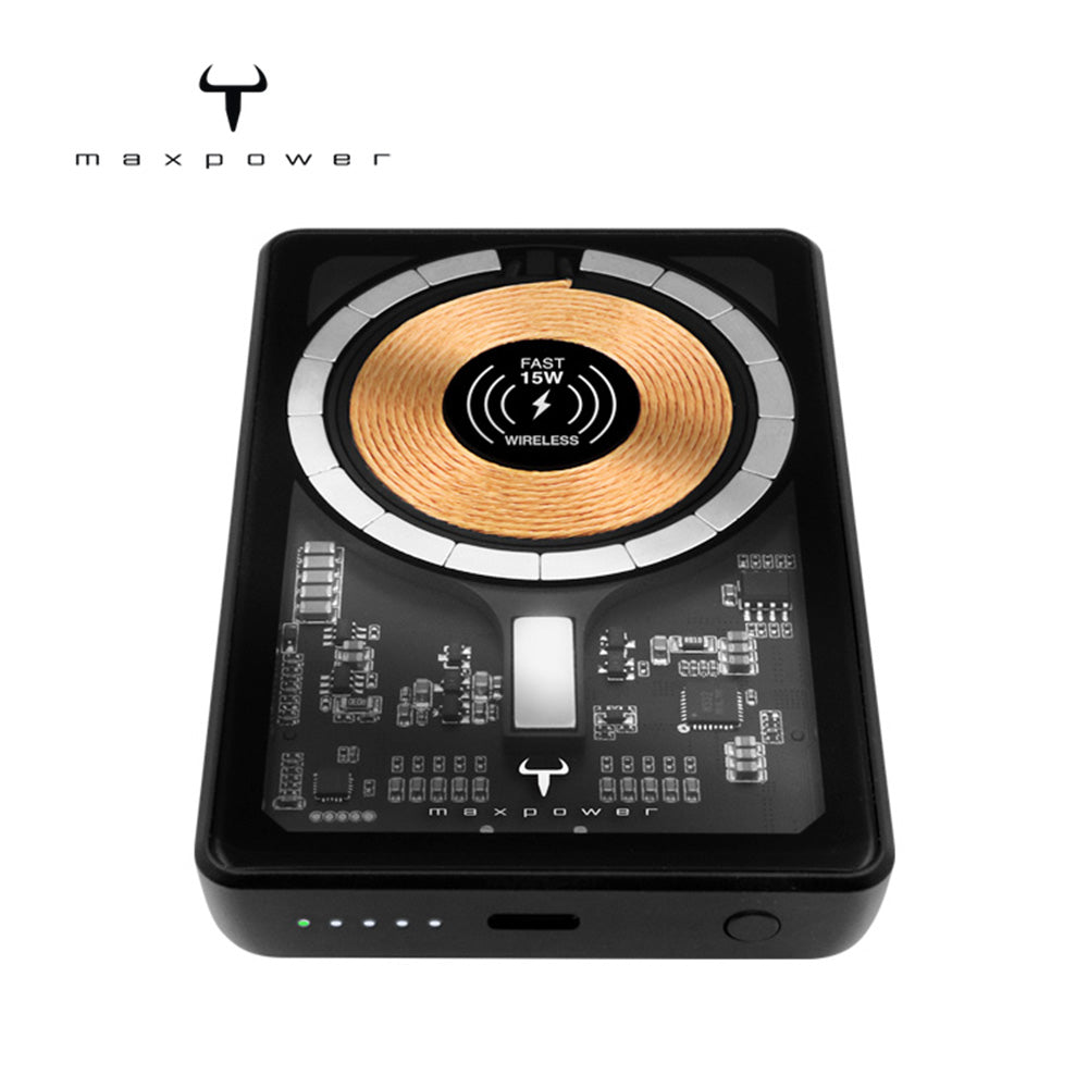 牛魔王 Maxpower 5,000mAh 磁力無線外置充電器 MS50T