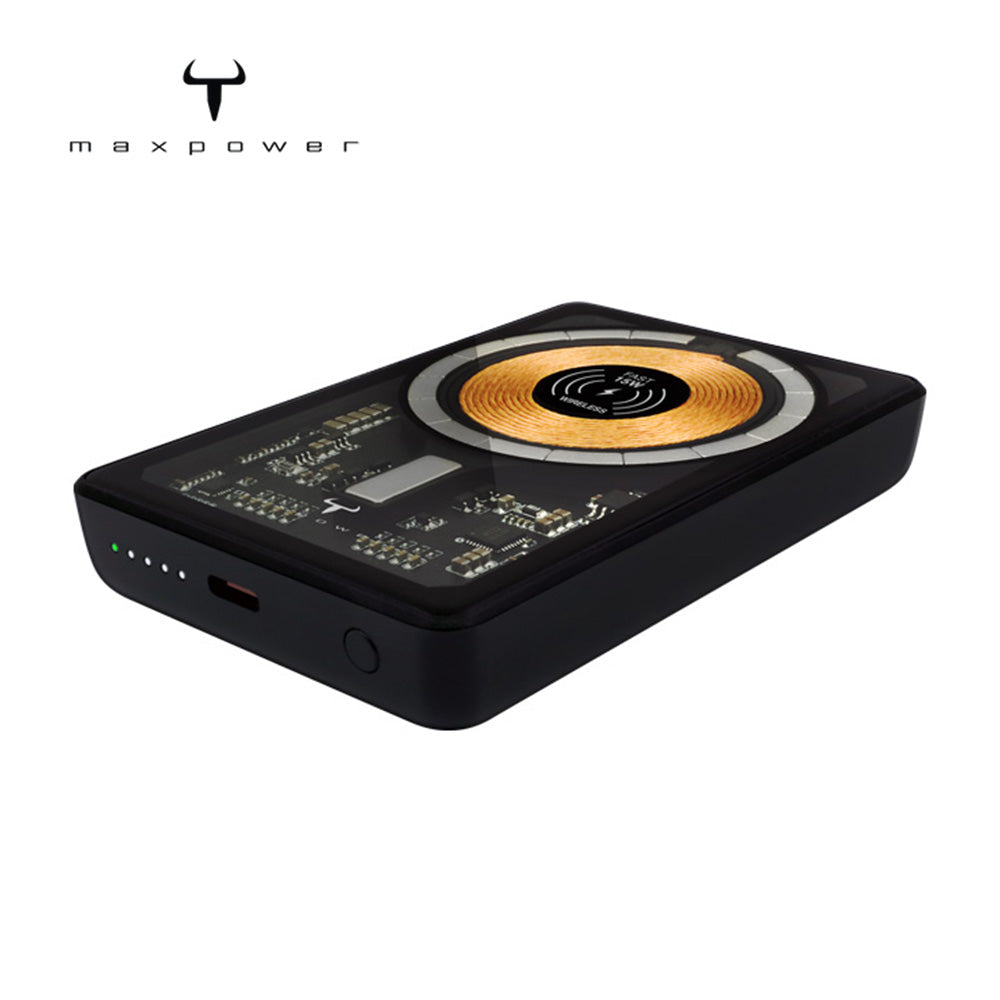 牛魔王 Maxpower 5,000mAh 磁力無線外置充電器 MS50T