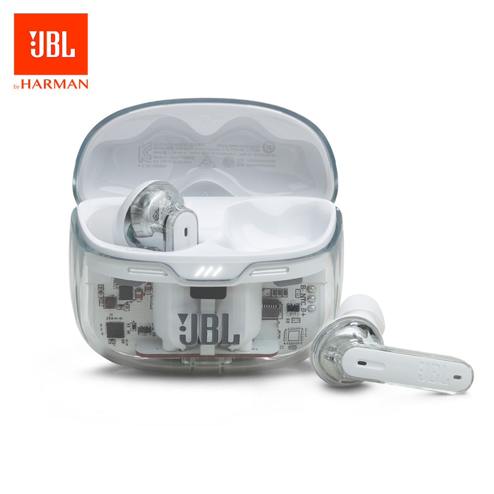 JBL Tune Beam 真無線降噪耳機 Ghost Editon(透明黑/白)