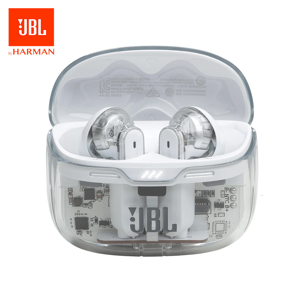 JBL Tune Beam 真無線降噪耳機 Ghost Editon(透明黑/白)