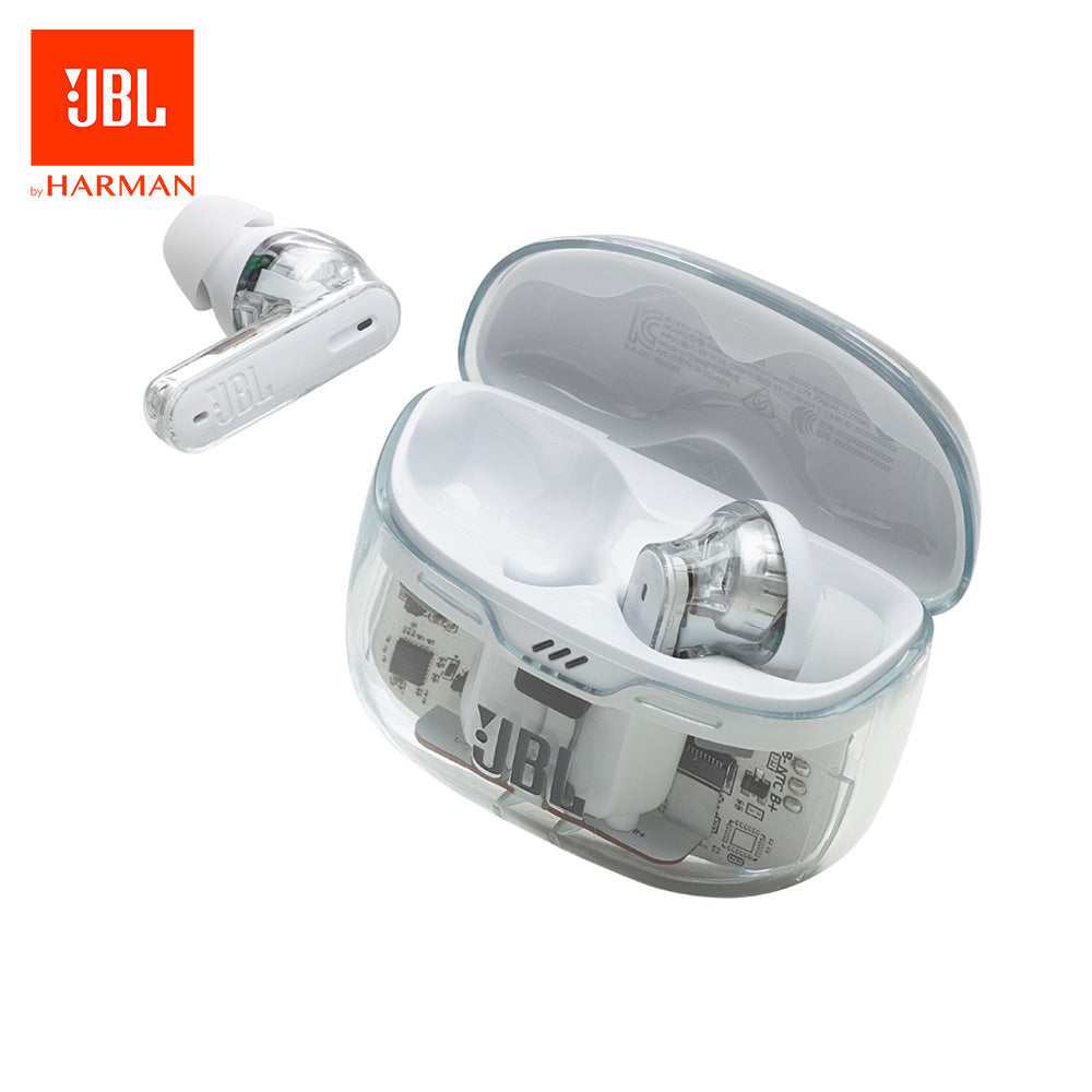 JBL Tune Beam 真無線降噪耳機 Ghost Editon(透明黑/白)