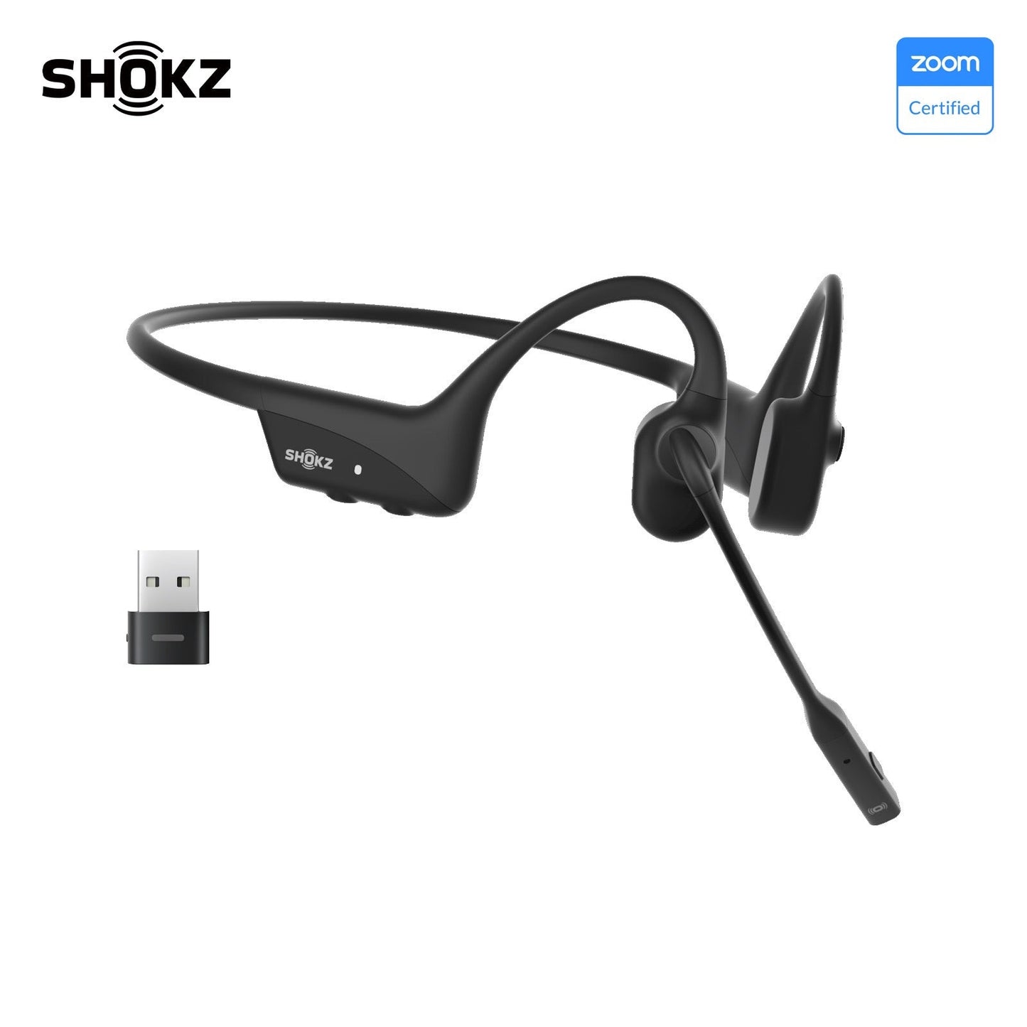 Shokz OpenComm2 UC 骨傳導通訊耳機 C110 (USB-A)