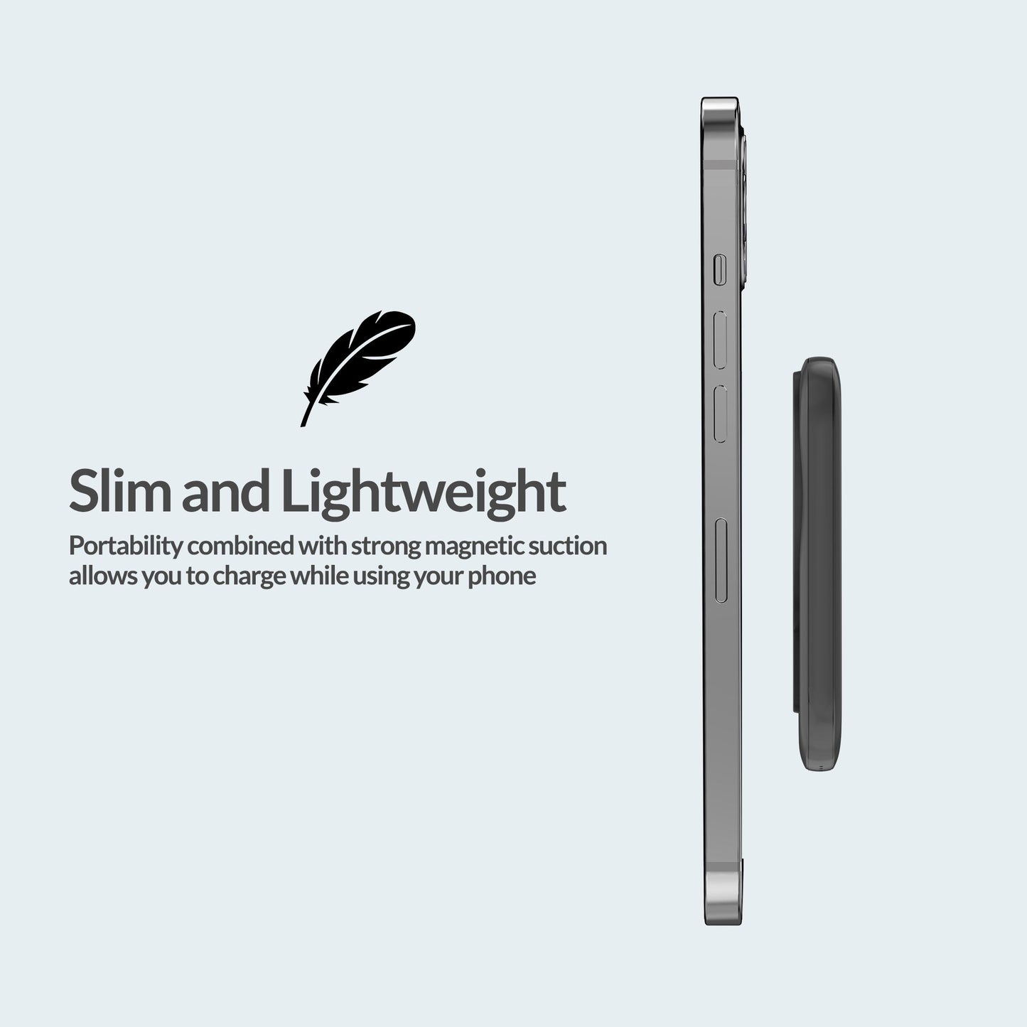 Imazing E33A 磁性無線充電行動電源 5000mAh
