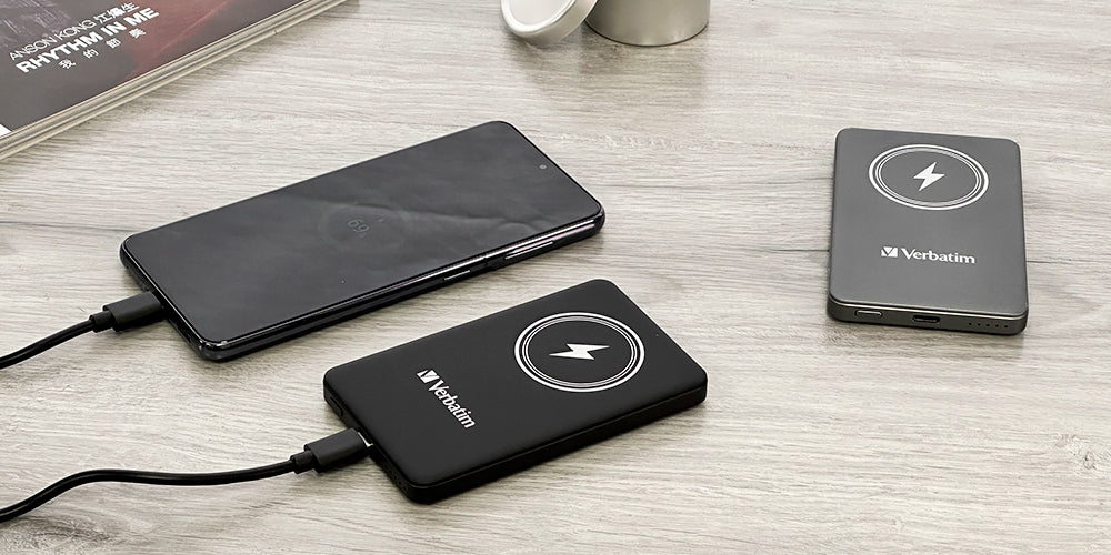 Verbatim 5000mAh 磁吸無線流動充電池(#66907)