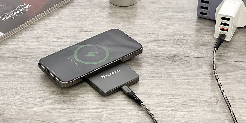 Verbatim 5000mAh 磁吸無線流動充電池(#66907)