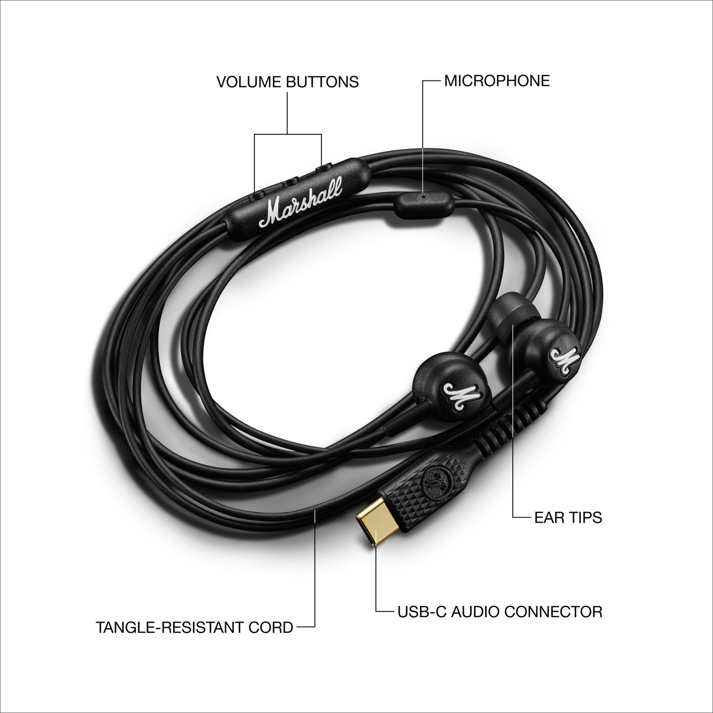 Marshall MODE USB-C 入耳式耳機