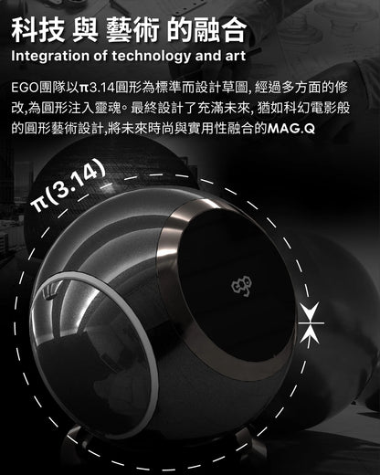 EGO Mag.Q @ 3in1 15W Magsafe 充電座