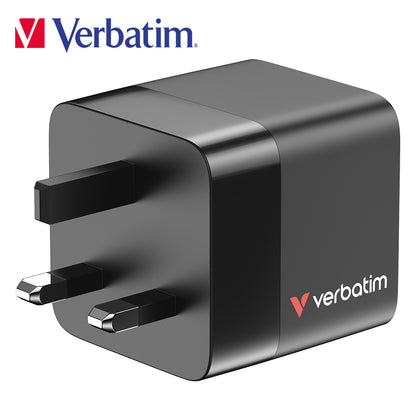 Verbatim 65W GaN 充電器連伸縮 USB-C 充電線