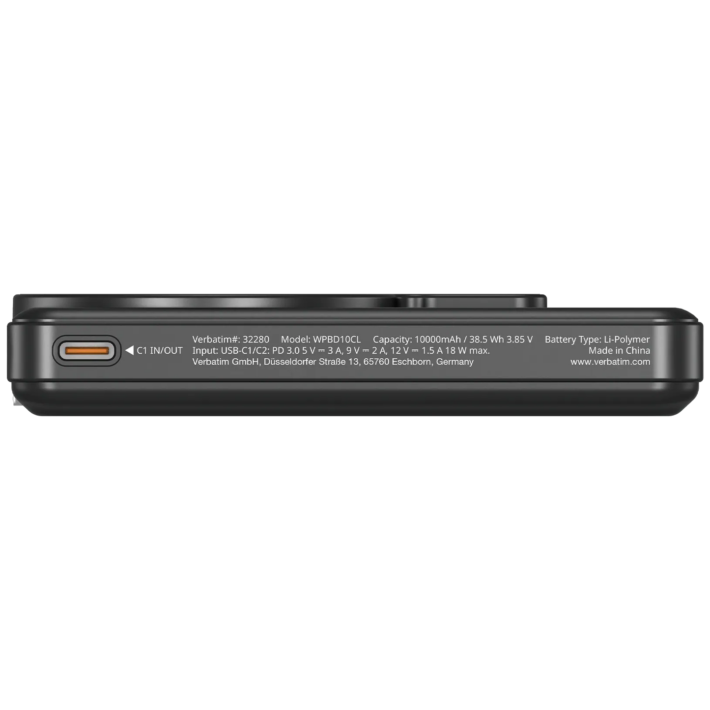 Verbatim Charge 'n' Go 10000mAh C+L 及LED螢幕 流動充電池