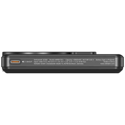 Verbatim Charge 'n' Go 10000mAh C+L 及LED螢幕 流動充電池