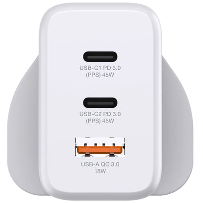 Hedonic 3 Port PD 3.0 45W GAN Pro 迷你充電器