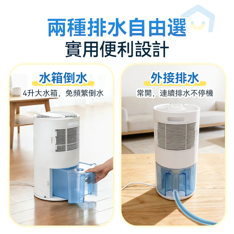 Yohome 轉輪式 Dual-Dry 專利四季控濕暖風乾衣 4L 大空間抽濕機