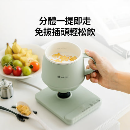 MOKKOM 分體不沾易潔智能定時恆溫多功能萬用電熱水杯 MK-383A
