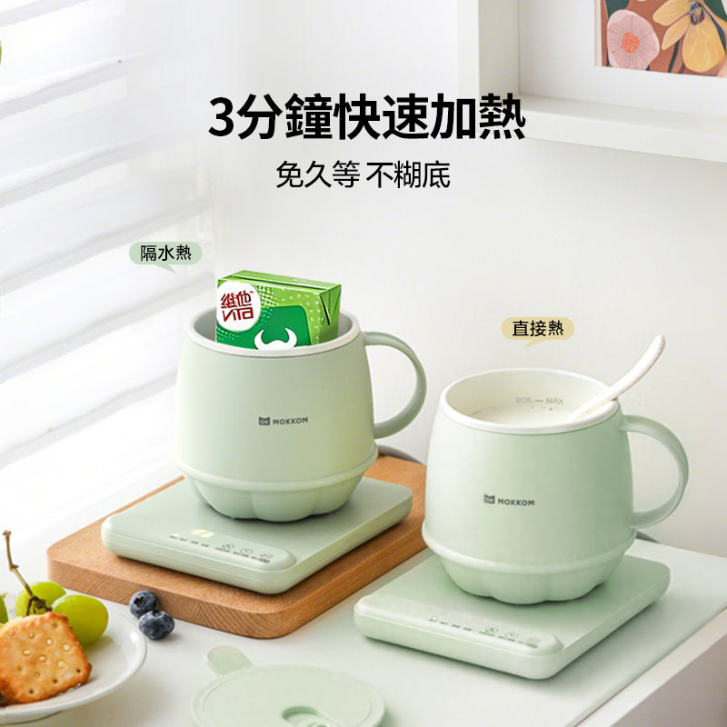 MOKKOM 分體不沾易潔智能定時恆溫多功能萬用電熱水杯 MK-383A