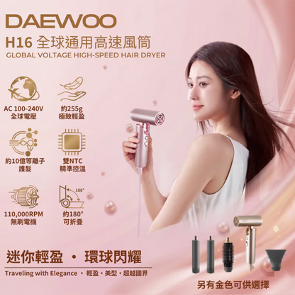 Daewoo H16全球通用高速風筒