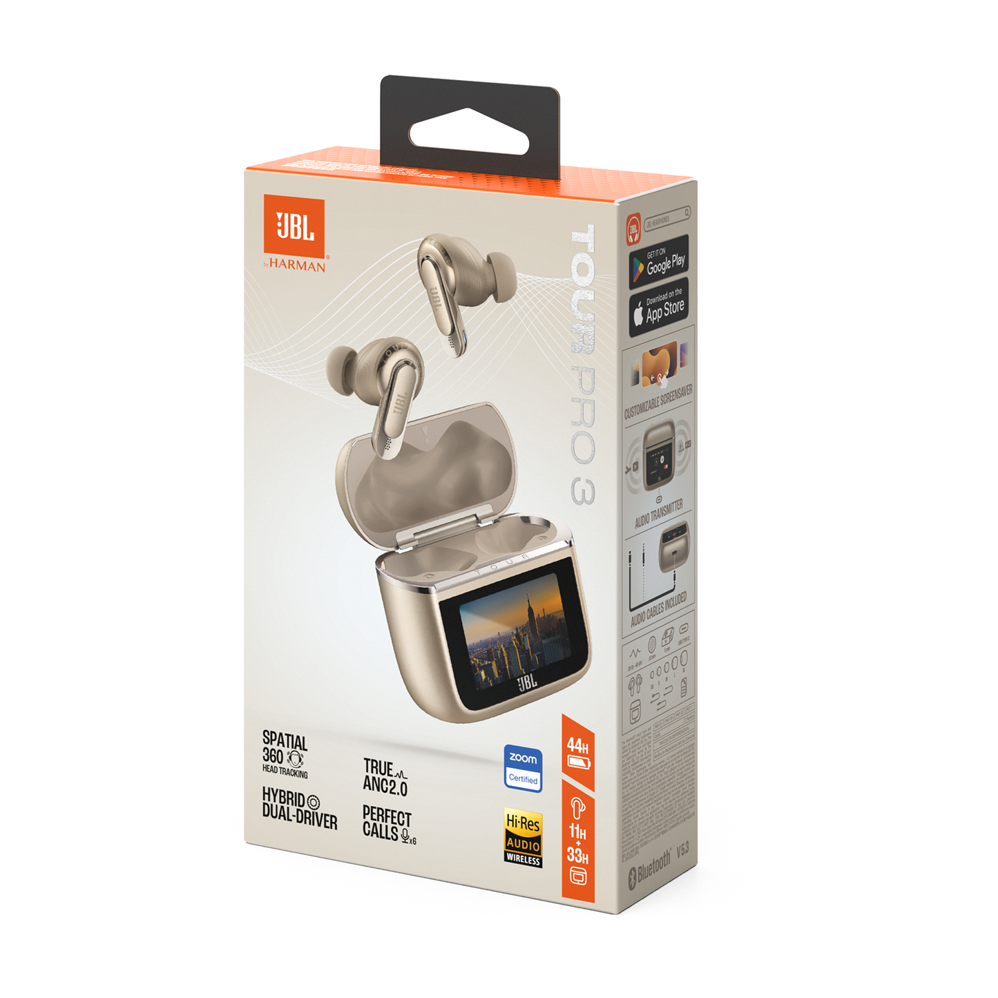 JBL TOUR PRO 3 真無線降噪耳機