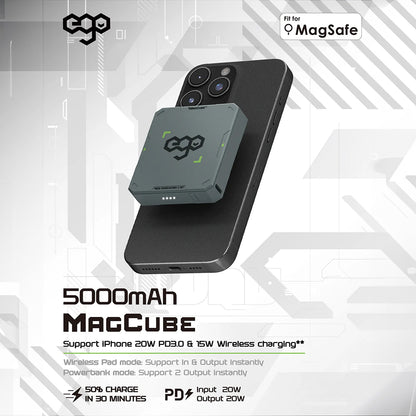 EGO MAGCUBE 5000mAh Magsafe 移動電源 MC-5