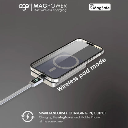 EGO MAGPOWER Gen.4.1 10000mAh magsafe 移動電源 ( iPhone15 適用 ) 15B