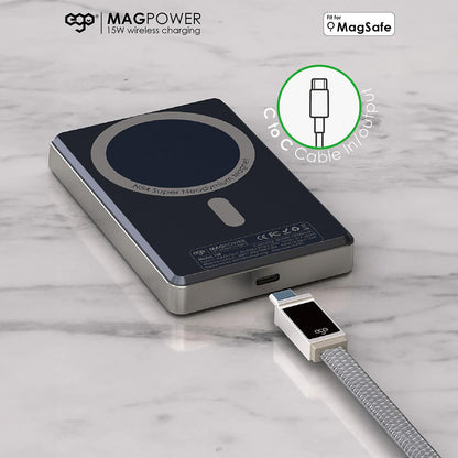 EGO MAGPOWER Gen.4.1 10000mAh magsafe 移動電源 ( iPhone15 適用 ) 15B