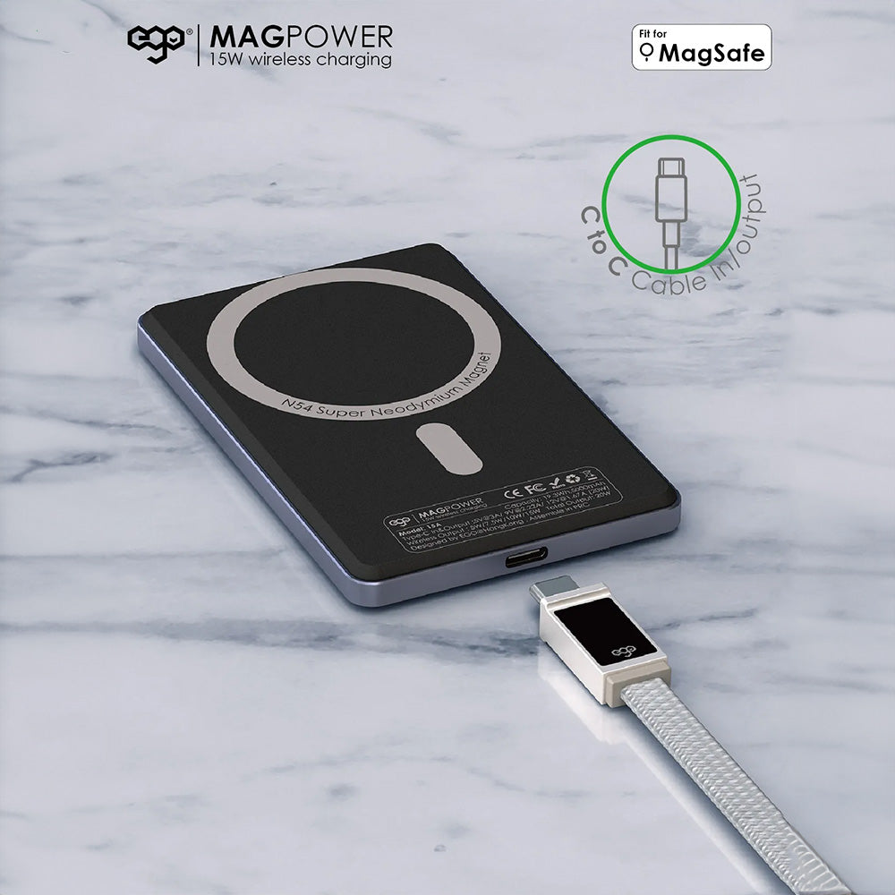 EGO MAGPOWER Gen.4.1 5000mAh magsafe 移動電源 ( iPhone15 適用 ) 15A