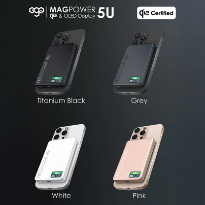 EGO MagPower 5U@ QI2 10000mAh 移動電源