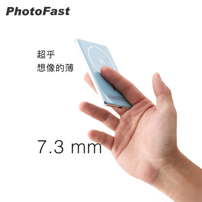 PhotoFast Mag Slim Qi2 磁吸無線行動電源