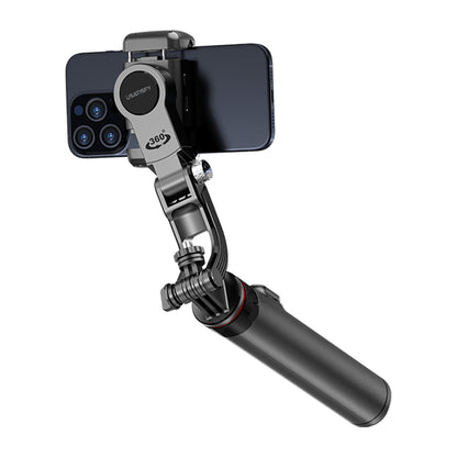 USATISFY AI人臉靈敏追蹤360°運鏡防抖雲台藍牙便攜多場景影創美拍桿Pro