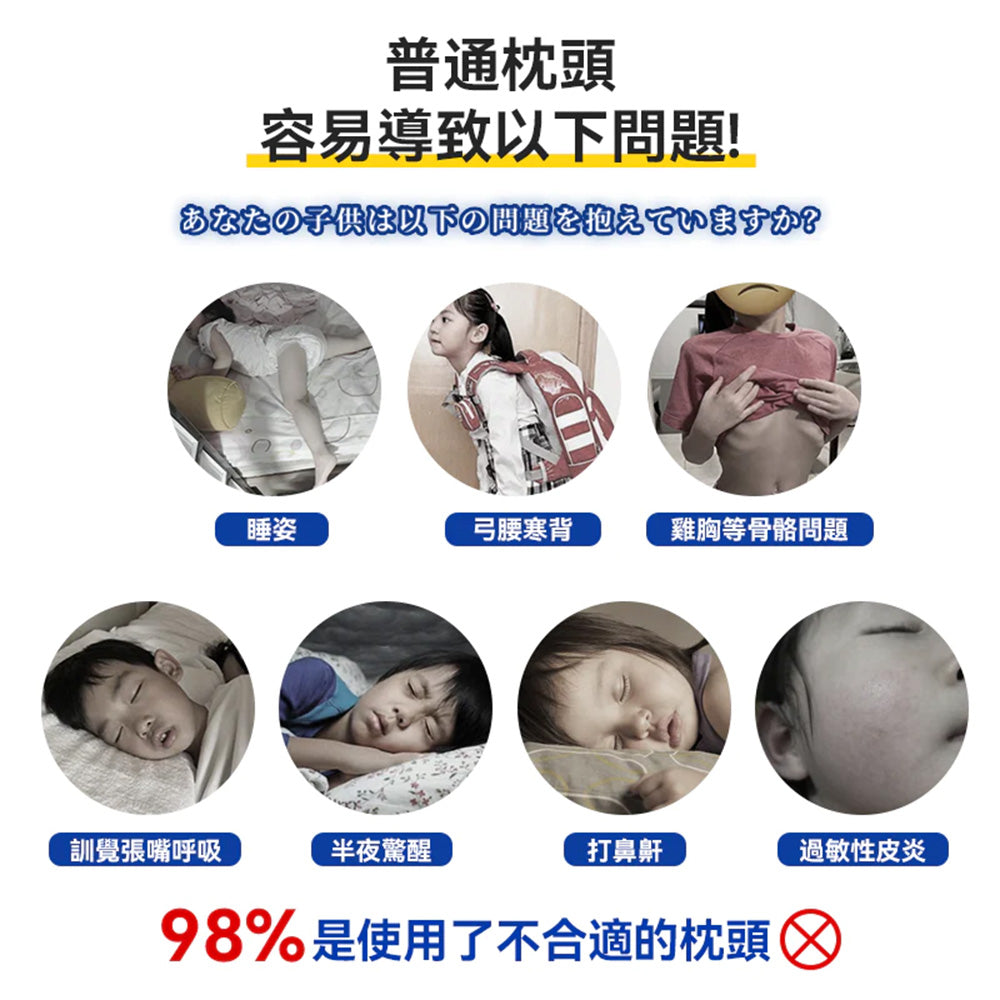 DEAR.MIN 青少年優眠護頸成長枕