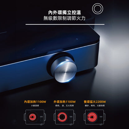 JNC 座檯式單頭電陶爐 2200W