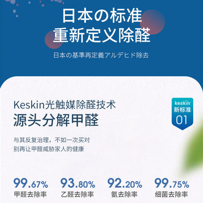 日本 keskin 光觸媒分解細菌病毒 除甲醛 車內除異味 驅蟎 母嬰除菌 噴劑