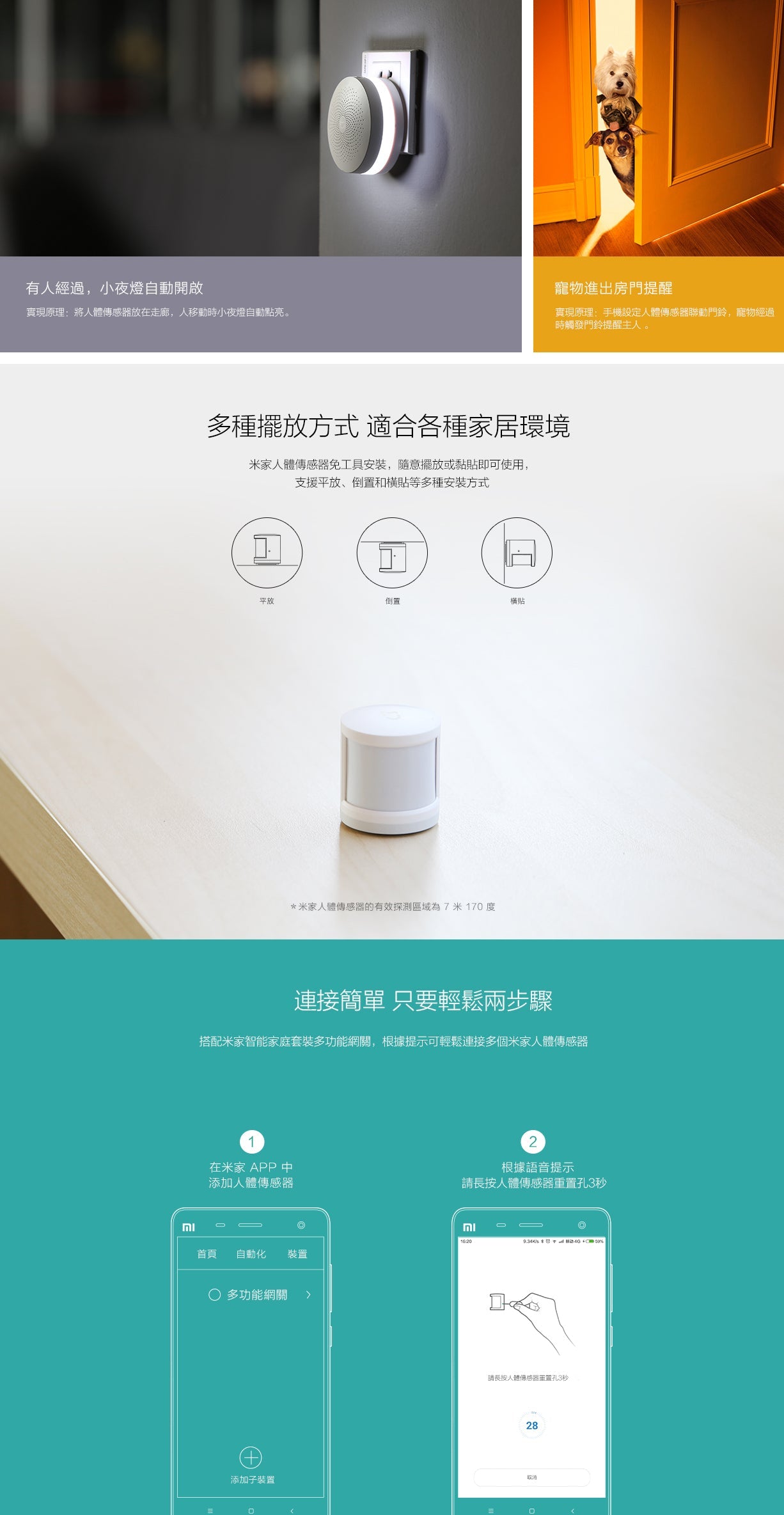 Xiaomi 小米 米家人體傳感器