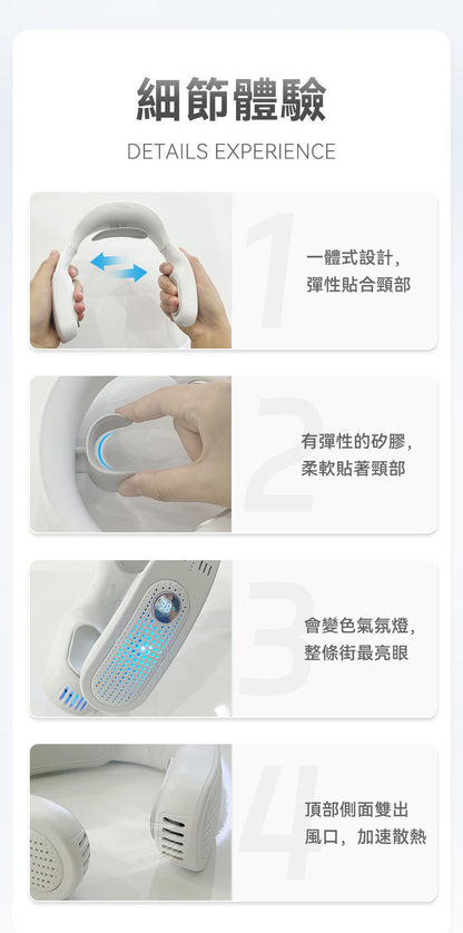 美國 NEWEDO 智能全身控溫超靜清新掛脖冷暖機